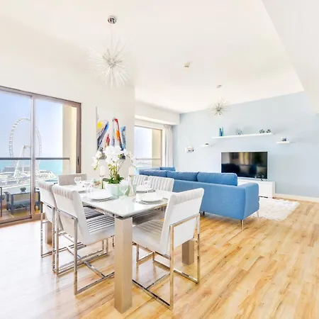 Luxury Jbr - Full Sea View - Free 5* Beach Resorts Access Dubai Exterior photo